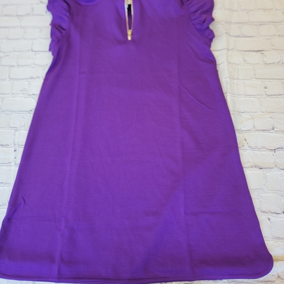 SSYS The Label Purple Reese Flutter Sleeve Air Dress Size S - Picture 2 of 7